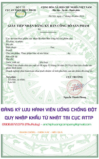 ĐĂNG KÝ VIÊN UỐNG CHỐNG ĐỘT QUỴ NHẬP KHẨU TỪ NHẬT 