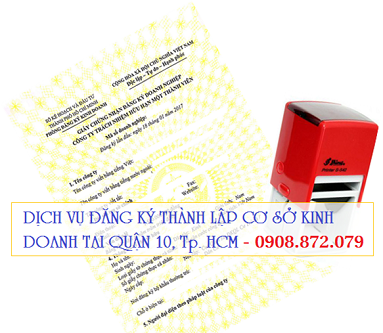 ĐĂNG KÝ THÀNH LẬP CƠ SỞ KINH DOANH VỊT QUAY (GPKD)