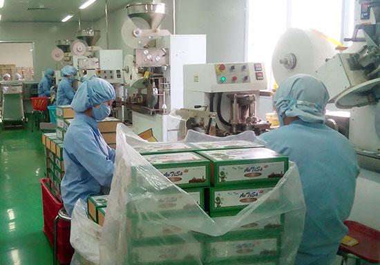 Đăng ký vệ sinh an toàn thực phẩm cở sở sản xuất trà nhân sâm túi lọc