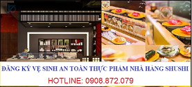 ĐĂNG KÝ VỆ SINH AN TOÀN THỰC PHẨM NHÀ HÀNG SUSHI