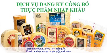  DỊCH VỤ ĐĂNG KÝ CÔNG BỐ THỰC PHẨM NHẬP KHẨU