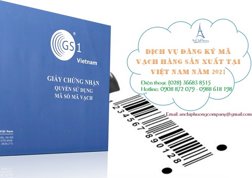 DỊCH VỤ ĐĂNG KÝ MÃ VẠCH HÀNG SẢN XUẤT TẠI VIỆT NAM NĂM 2021