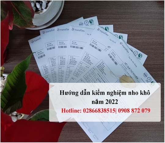 Dịch Vụ Kiểm Nghiệm Nho Khô Uy Tín