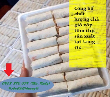 CÔNG BỐ CHẤT LƯỢNG CHẢ GIÒ XỐP TÔM THỊT SẢN XUẤT TẠI LONG AN