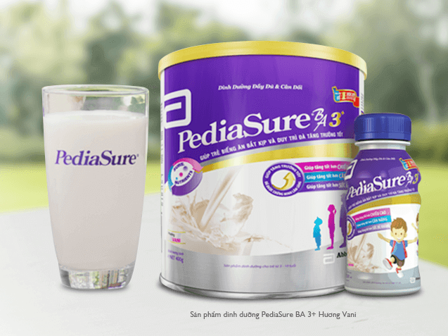 Công bố sản phẩm dinh dưỡng công thức Pediasure nhập khẩu từ Mỹ