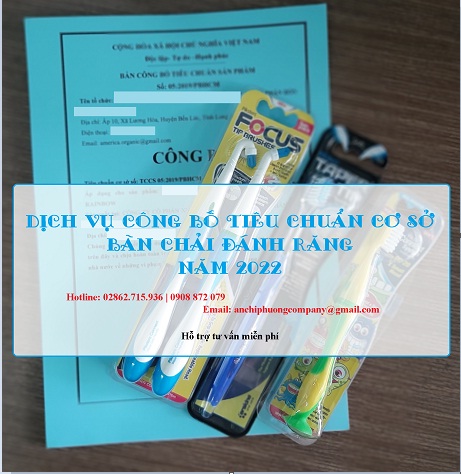 CÔNG BỐ TIÊU CHUẨN CƠ SỞ BÀN CHẢI ĐÁNH RĂNG NHANH