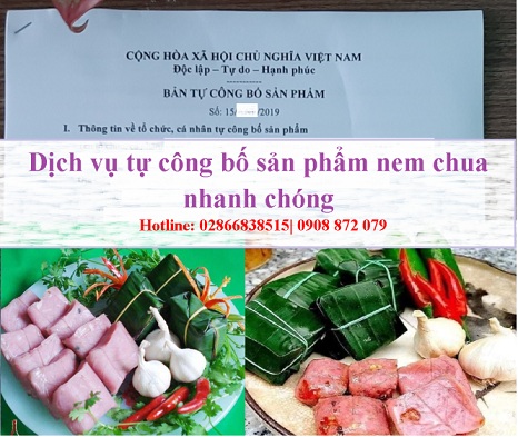 Dịch Vụ Tự Công Bố Nem Chua Nhanh Chóng 